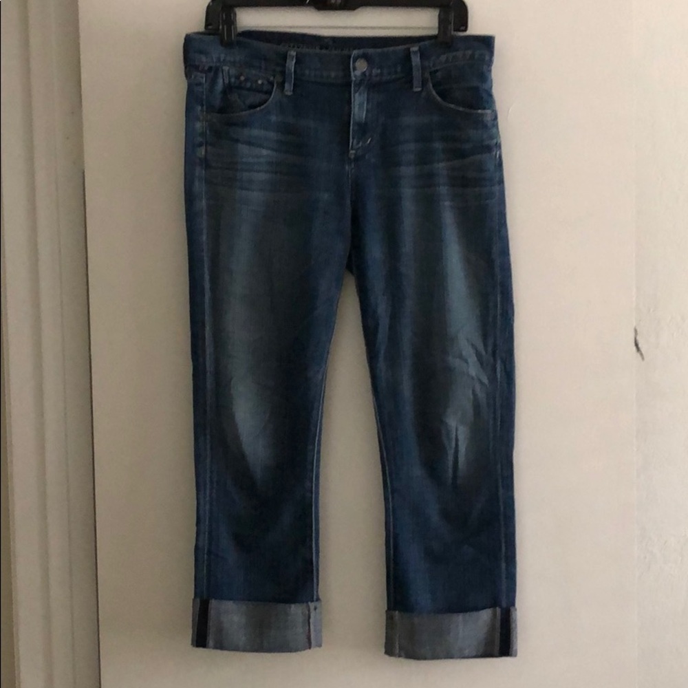 Citizens of Humanity crop boyfriend jean
